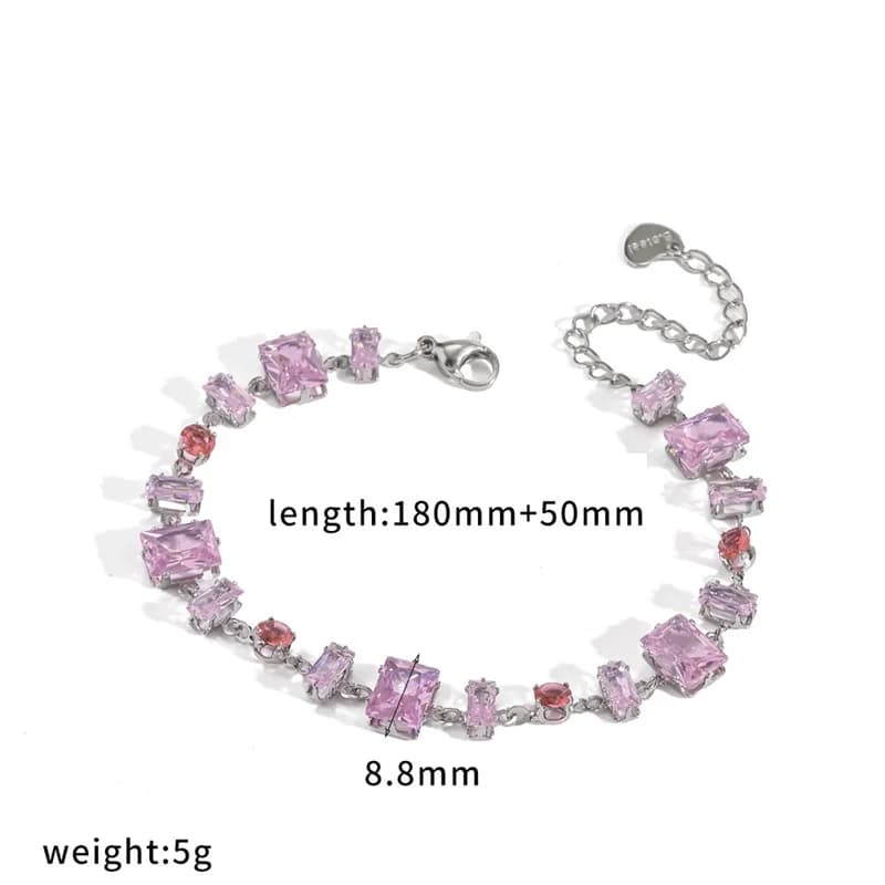 Strukturierter Metall-Perlen-Ketten-Armband