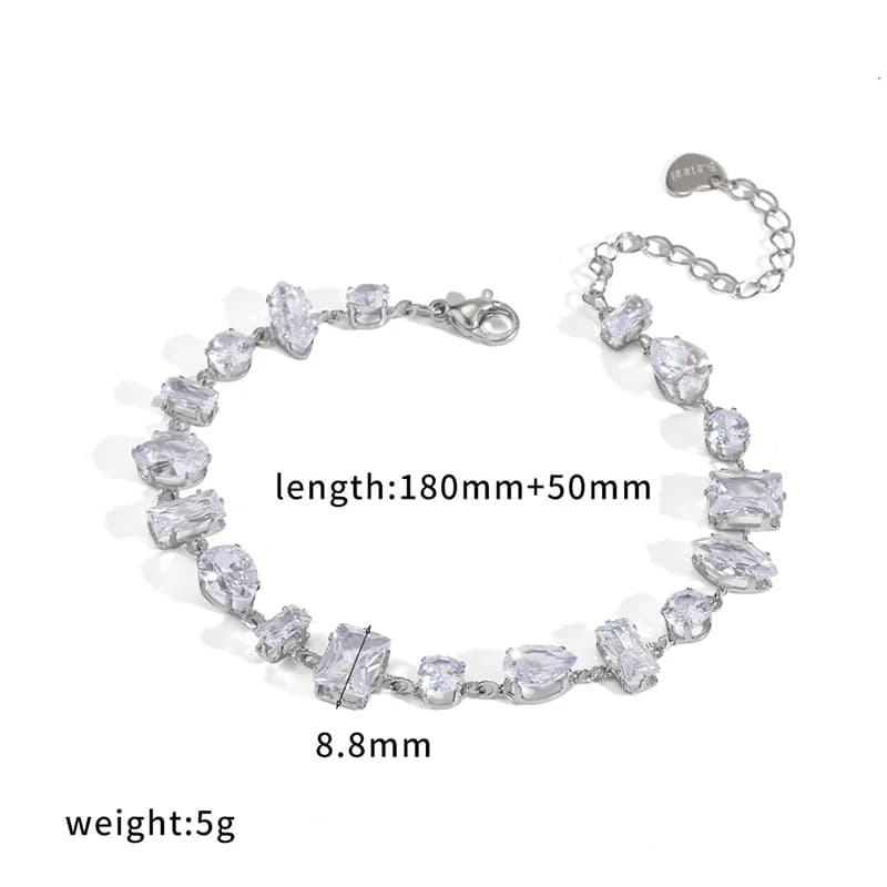 Strukturierter Metall-Perlen-Ketten-Armband