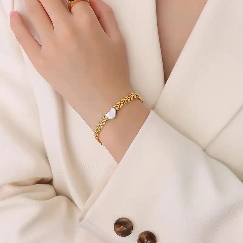 Leichte Metall-Ketten-Armband für Damen