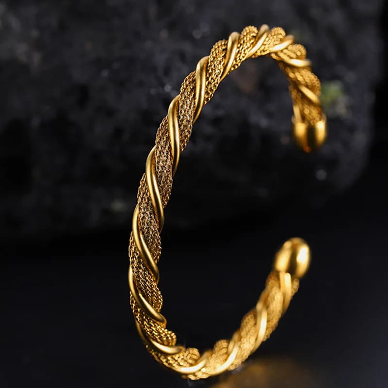 316L Edelstahl Mehrschichtiges Zirkonia-Stapel-Armband