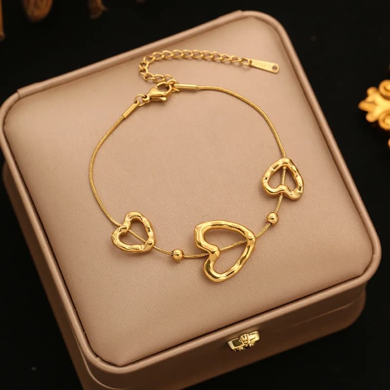Seestern- und Muschel-Charm-Armband mit Kordelkette