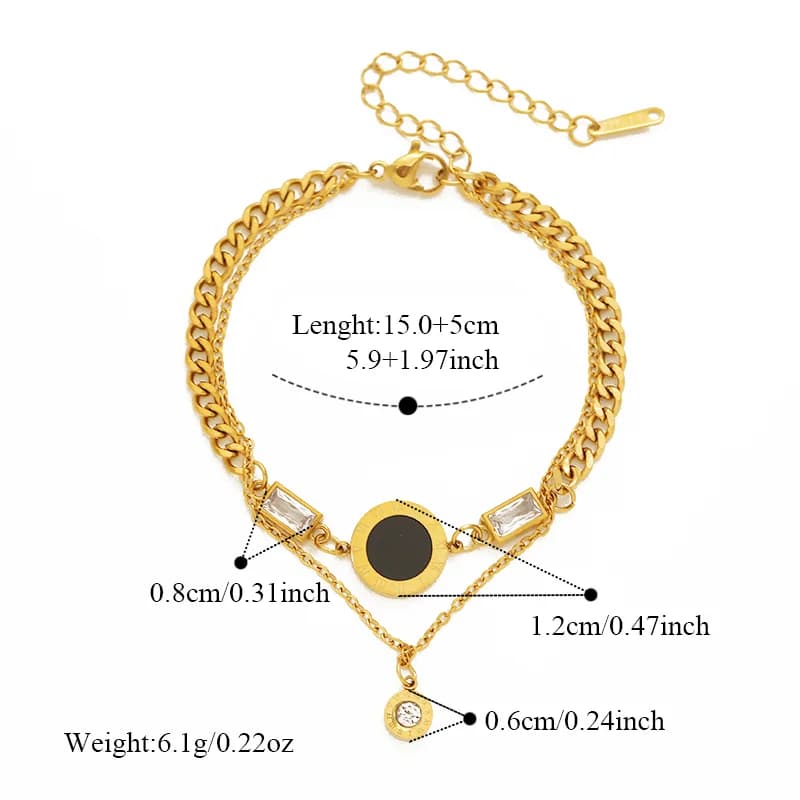 Armband mit römischen Ziffern