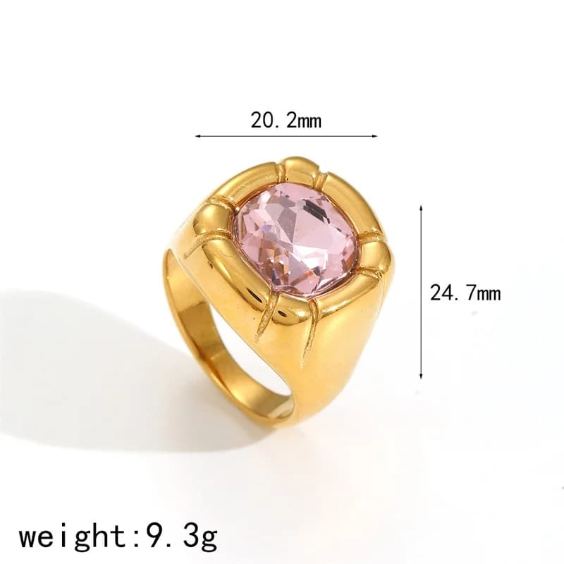 Schmuckset mit Choker-Halskette, Ohrringen und Ring aus Zirkonia