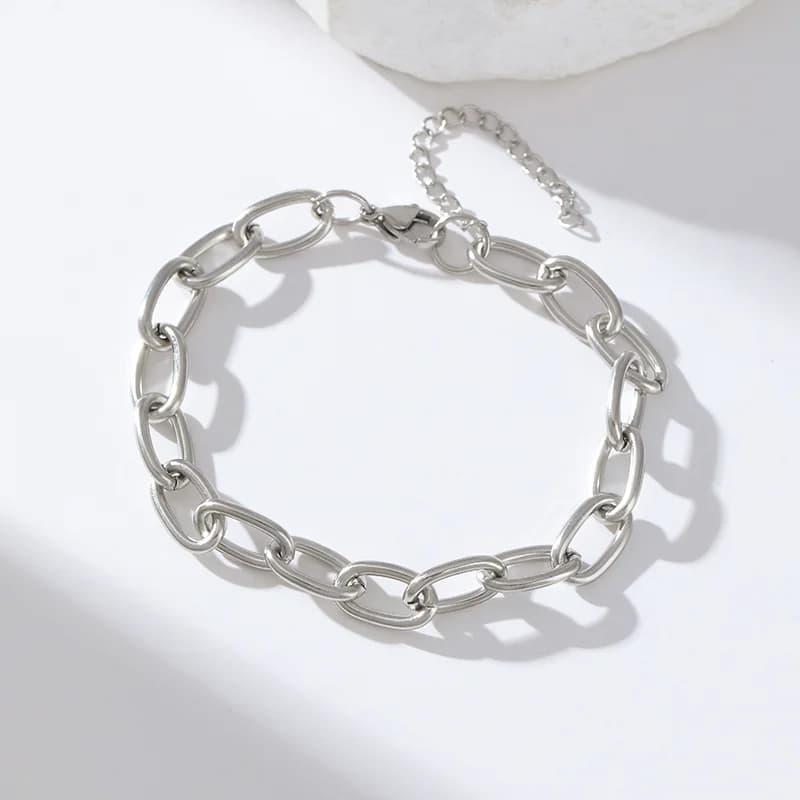 Perlen-Umwickelte Kette-Armband, vergoldet