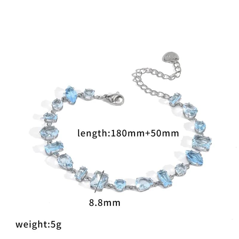 Strukturierter Metall-Perlen-Ketten-Armband